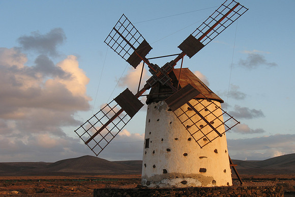 Windmill near El Cotillo, Fuerteventura