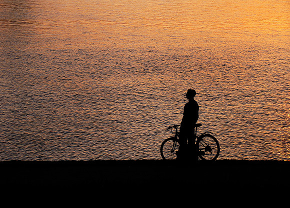 Wisla (Vistula) river Krakow Poland